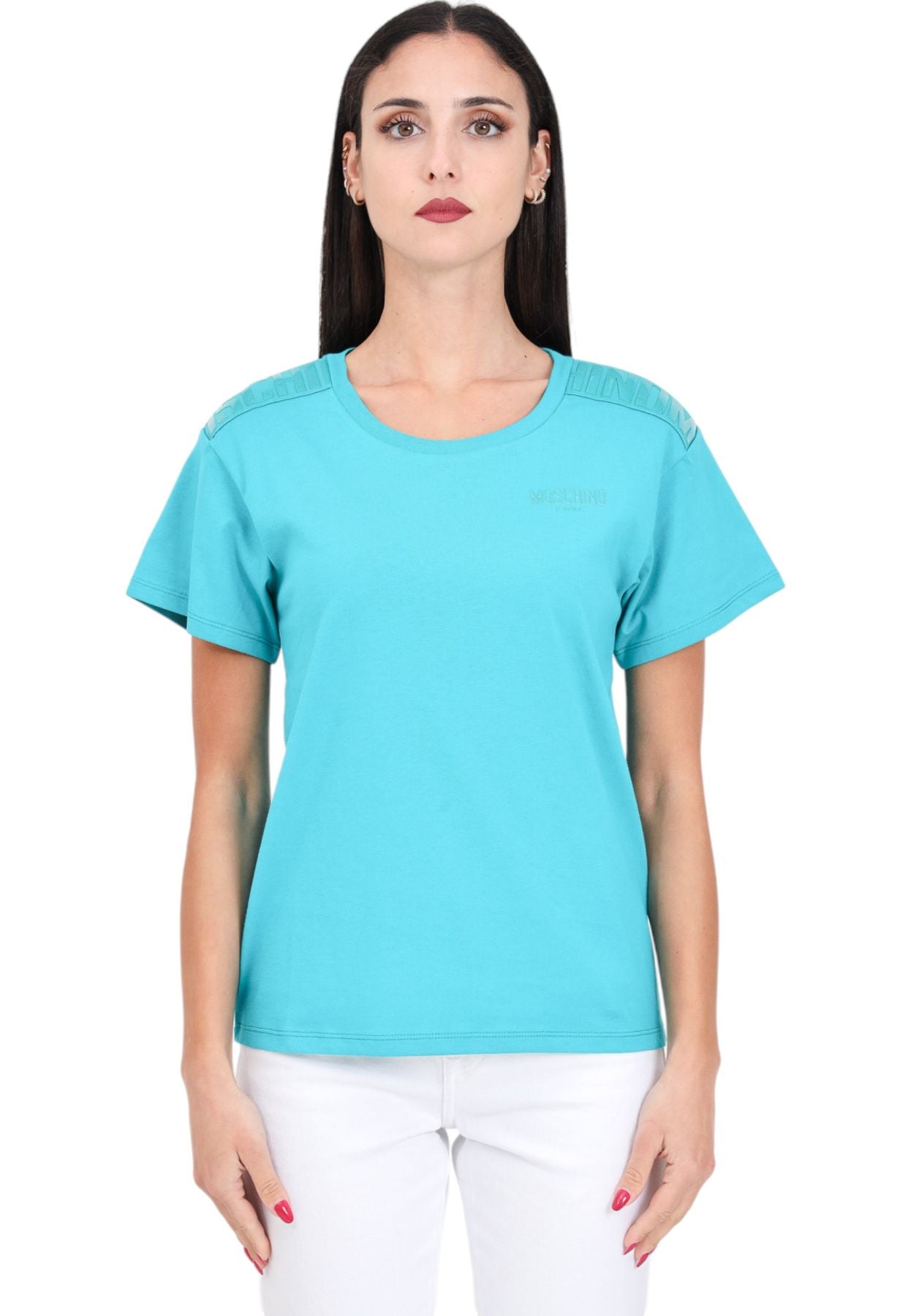 T-Shirt Manica Corta Donna Moschino   241V2A07049407