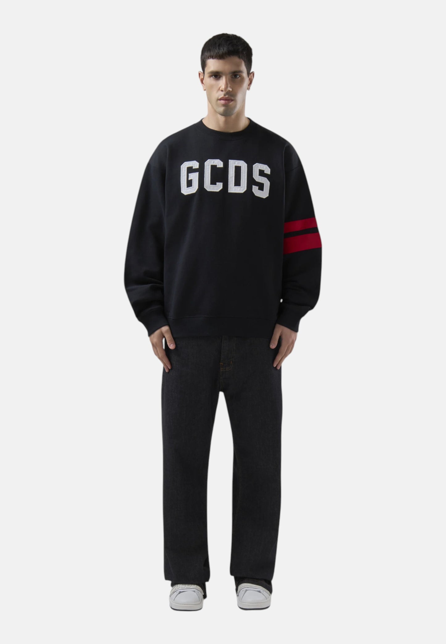 Felpa A Girocollo Uomo Gcds Logo Regular  B1XM1516JI0