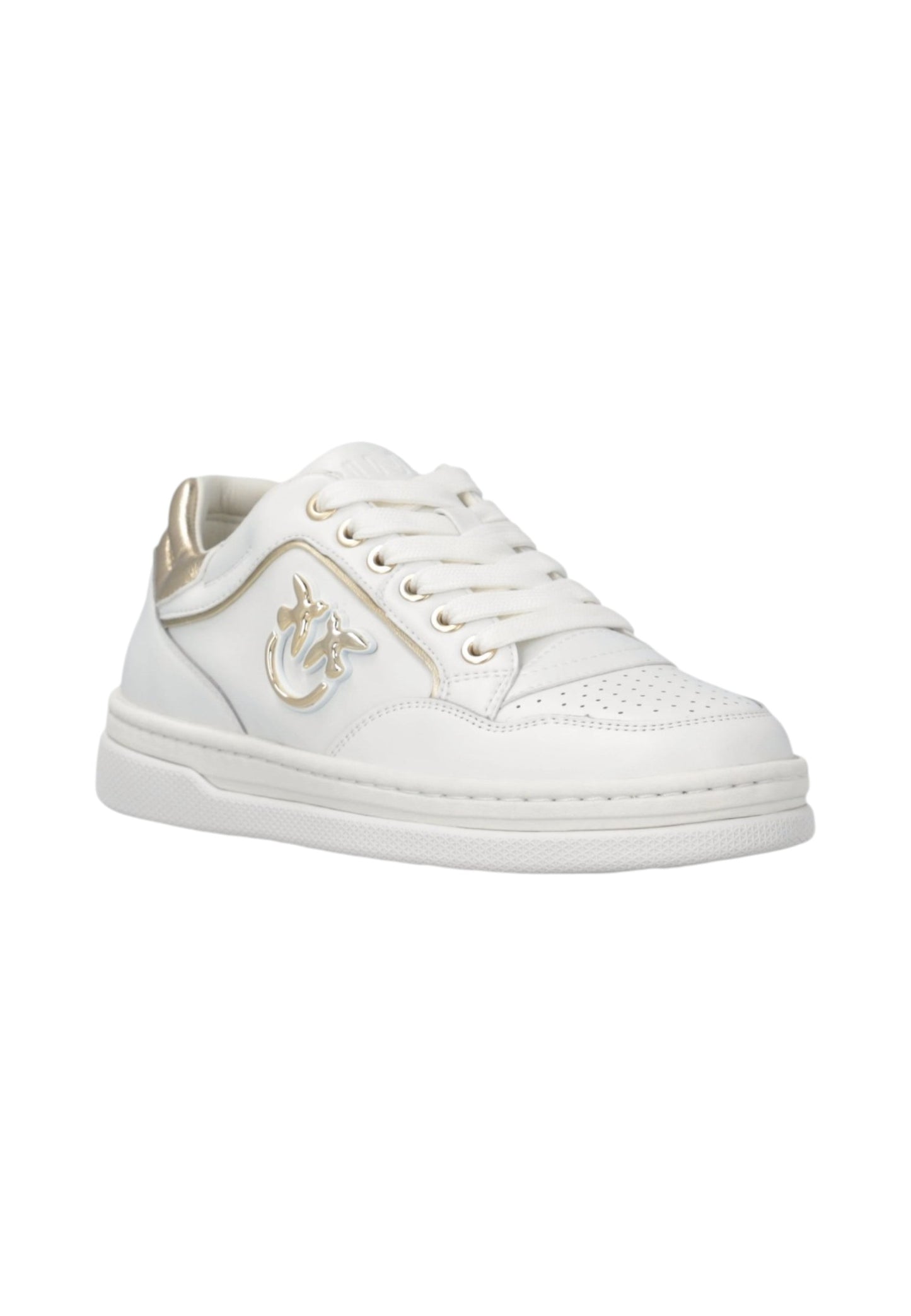 Sneakers Basse Donna Pinko In Pelle Di Vitello Con Logo Love Birds Mandy 21 SS0159P001