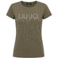 T-Shirt Manica Corta Donna Liu Jo Degrade Eco Line VA6171JS003