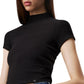 T-Shirt Manica Corta Donna Calvin klein Jeans  Warm Texture Rib Moc
