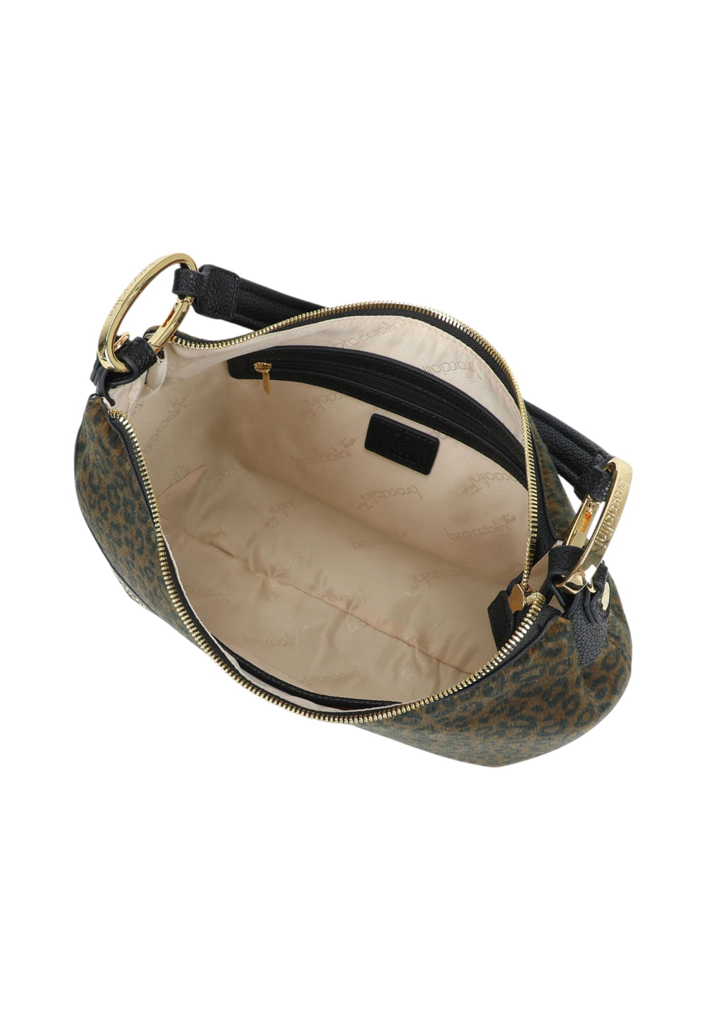 Borsa A Spalla Donna Braccialini Leopard Beth Animalier B18572YY