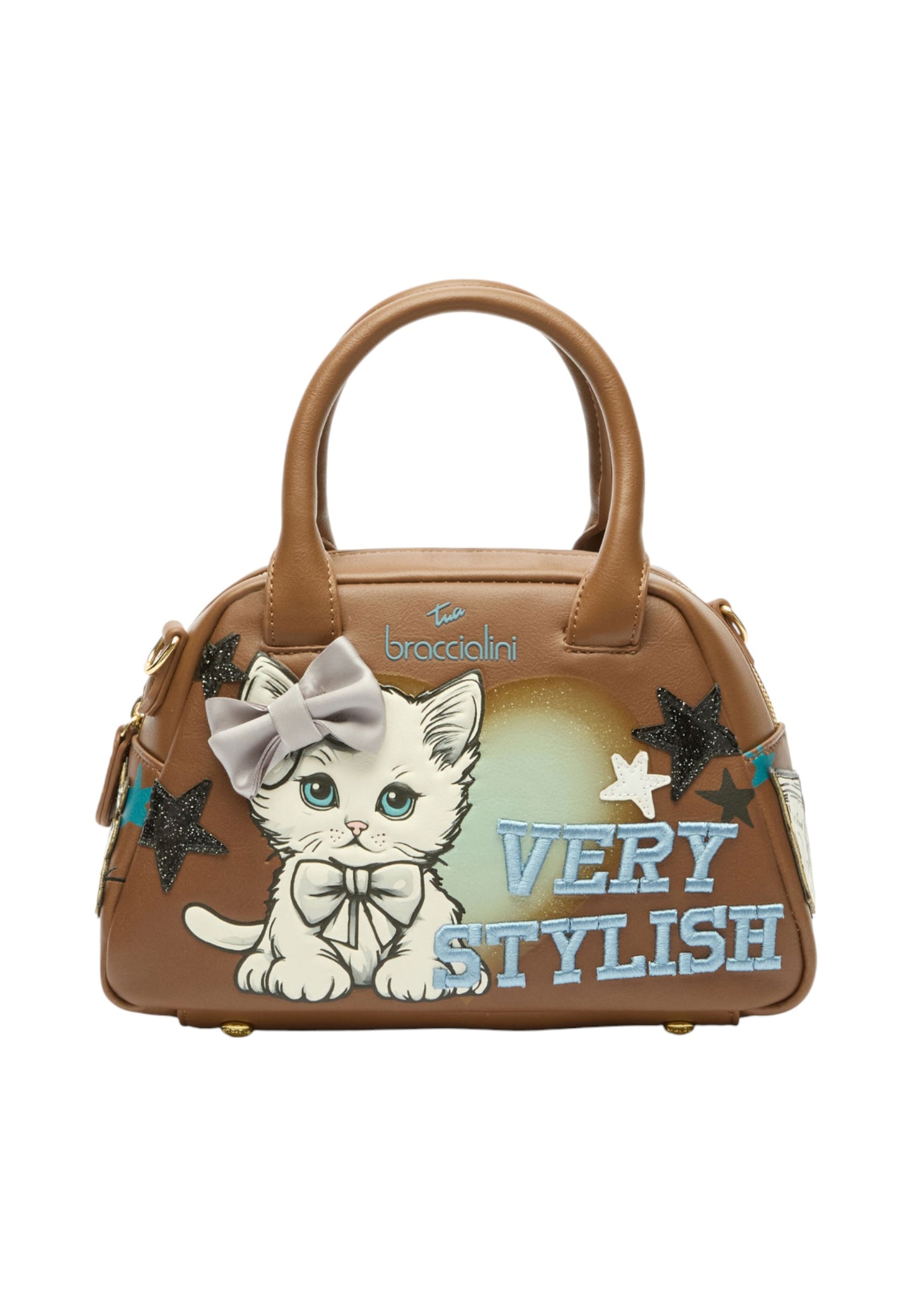 Borsa A Mano Donna Braccialini "Bauletto Gattino ""Very Stylish""" Allround B18510YY