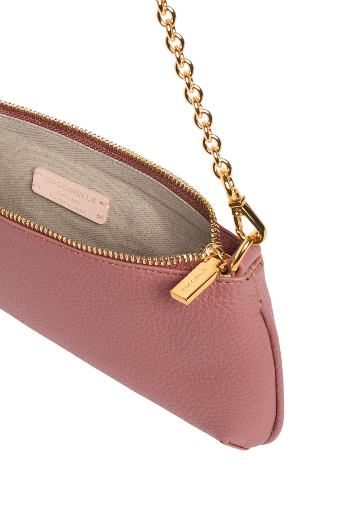Borsa A Tracolla Donna Coccinelle Mini Bag, Pelle con grana, Con catena C-Me Chain E5VG5520101
