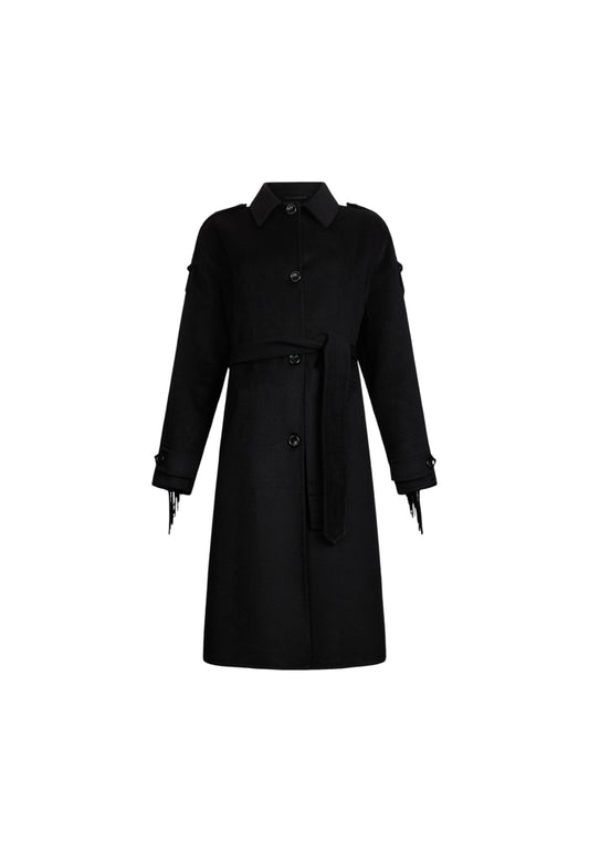 Cappotto Trench Donna Liu Jo Con Frange  CF5058T4627