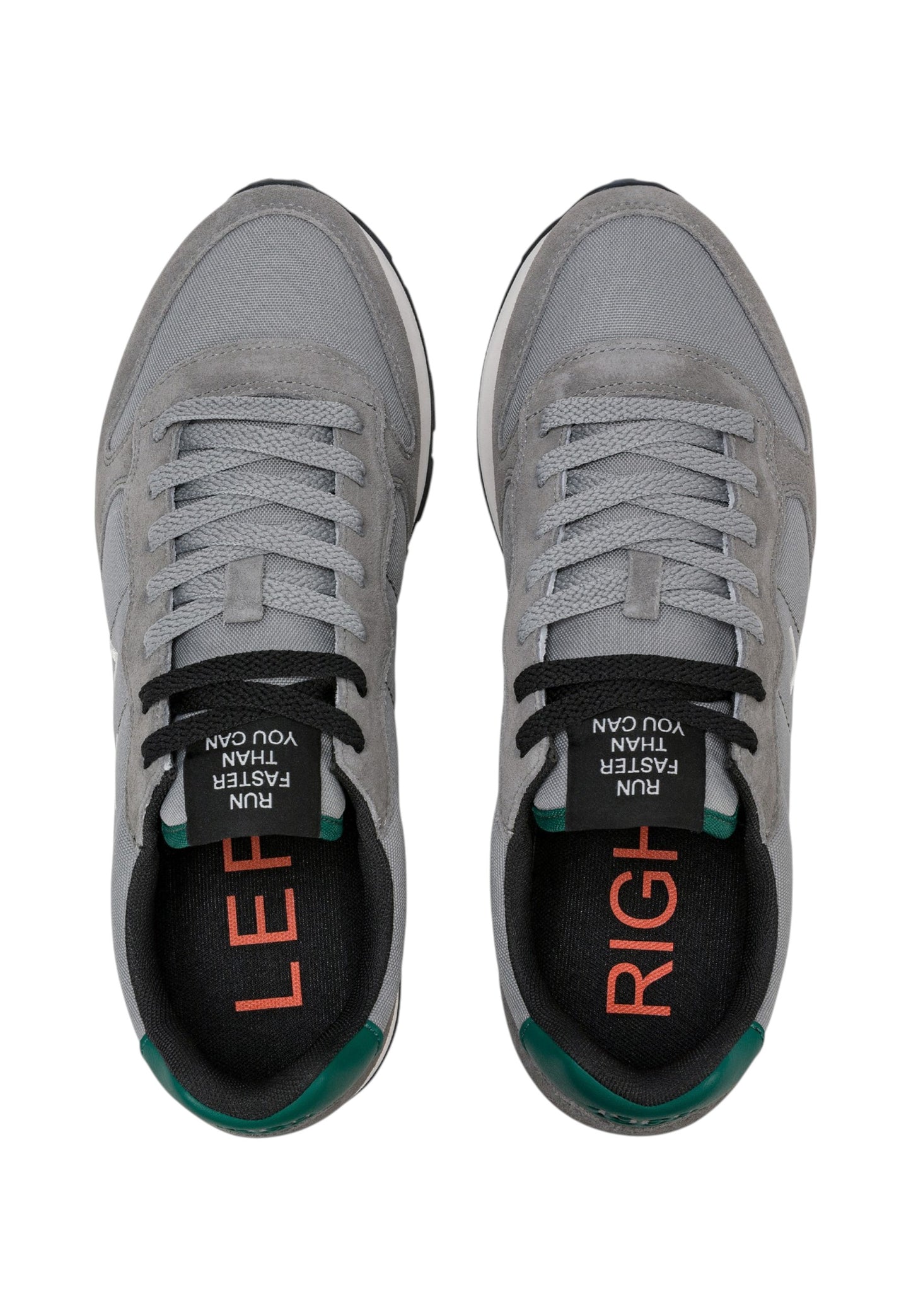 Sneakers Basse Uomo Sun68 Stile Running, Logo Ricamato, Nylon E Suede Tom Solid Z46101