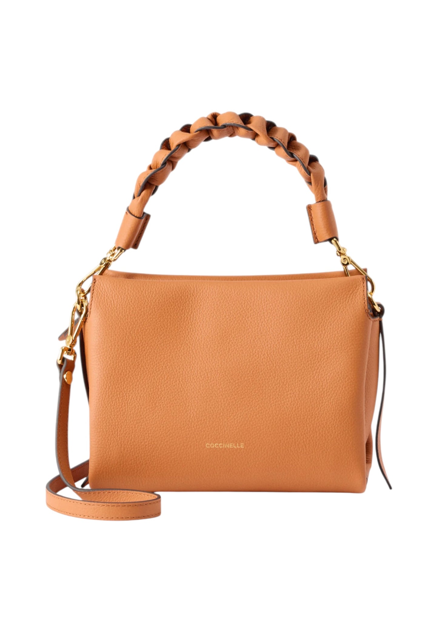 Borsa A Mano Donna Coccinelle In Pelle Martellata Doppia Boheme Small E1M50580101