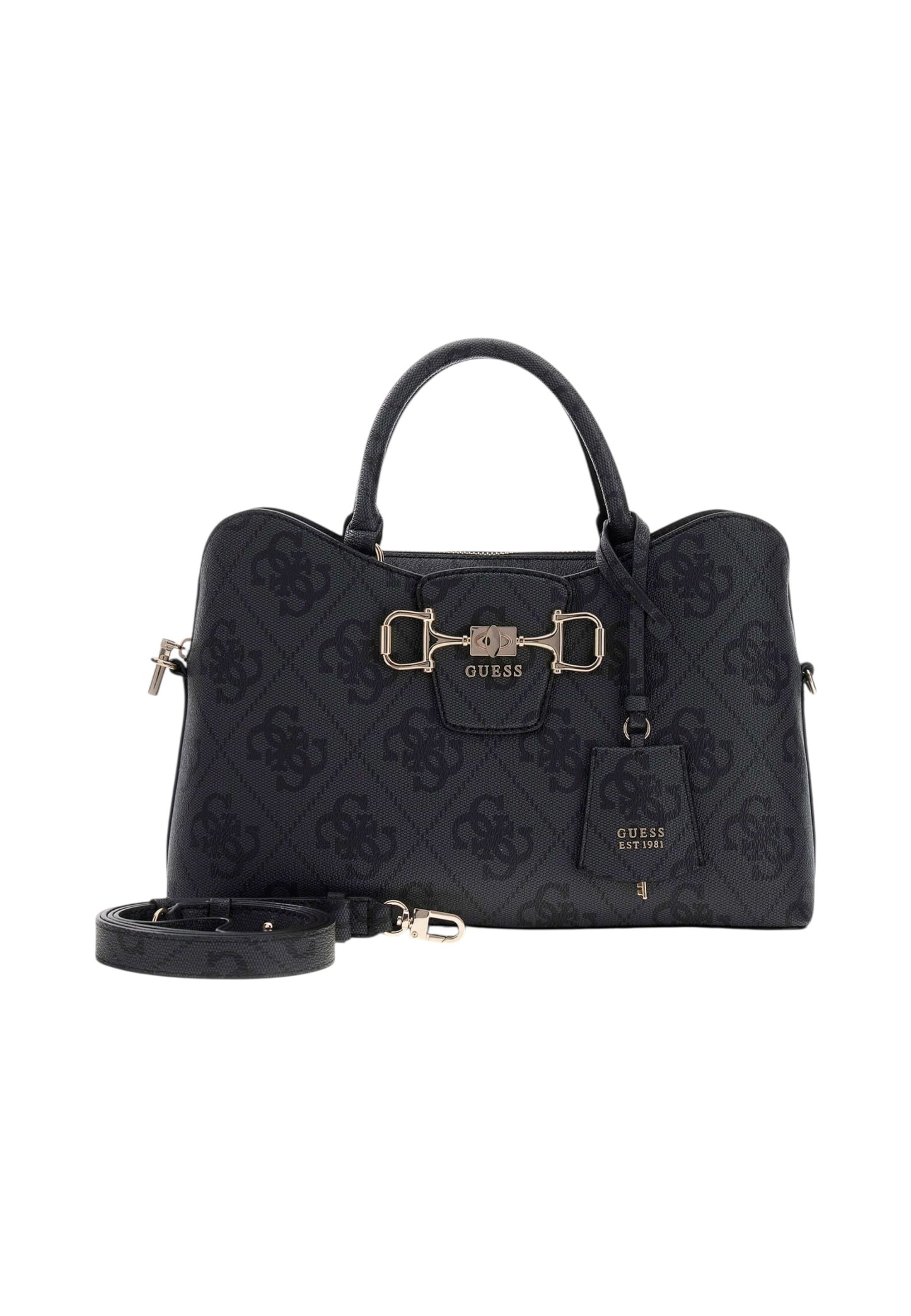 Borsa A Mano Donna Guess Girlfriend Satchel Janie Logo HWOS9924060