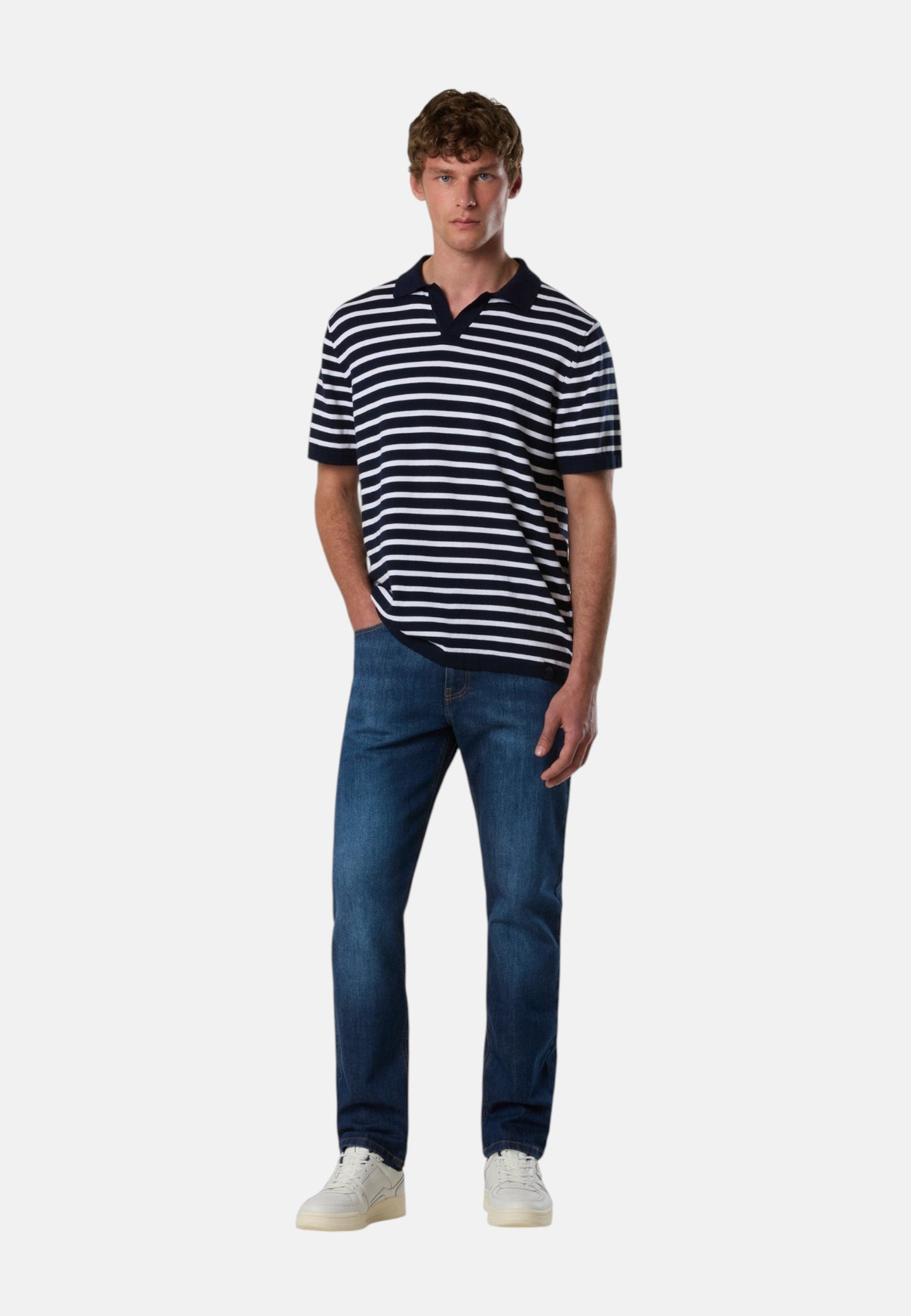 Polo Manica Corta Uomo North Sails In Maglia Fine 12gg  699388