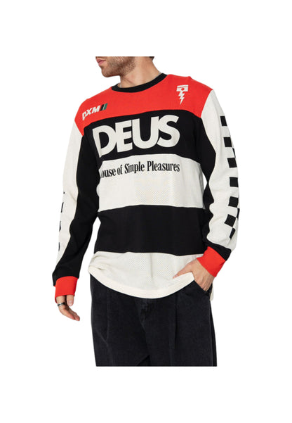 Felpa Con Cappuccio Uomo Deus Ex Machina  Vilander Moto DMP251174