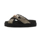Sandali  Donna Mou  Criss-cross rope sandal raffia