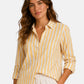 Camicia Manica lunga Donna Mc2 Saint Barth Stripes Mid V Gin Brigitte BRIG001