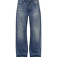 Jeans Barrel Fit Donna Liu Jo Effetto Used Con Cinta Rovesciata Zip Dea UF6500D0396