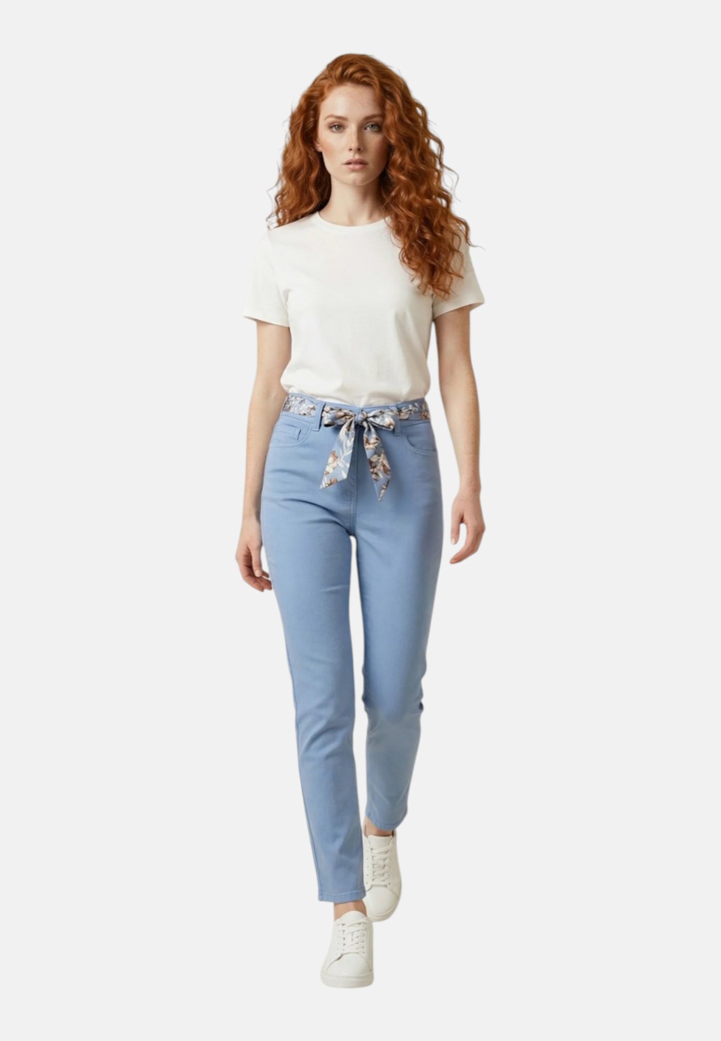 Pantaloni Skinny Fit Donna Liu Jo Con Ricamo Sangallo Vita Regolare Ideal WA6260T367A