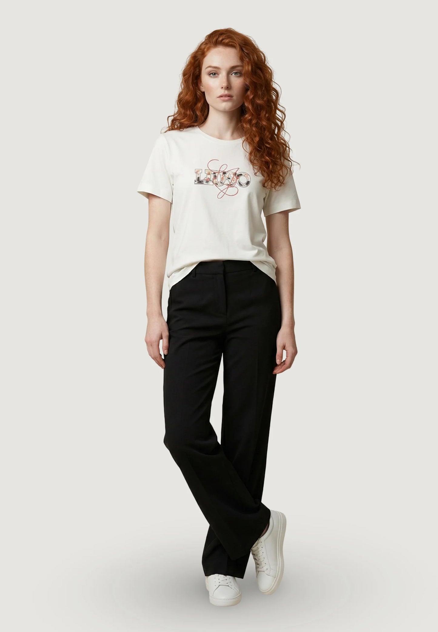 T-Shirt Manica Corta Donna Liu Jo LiuJo Flower Eco Line TA6163JS003