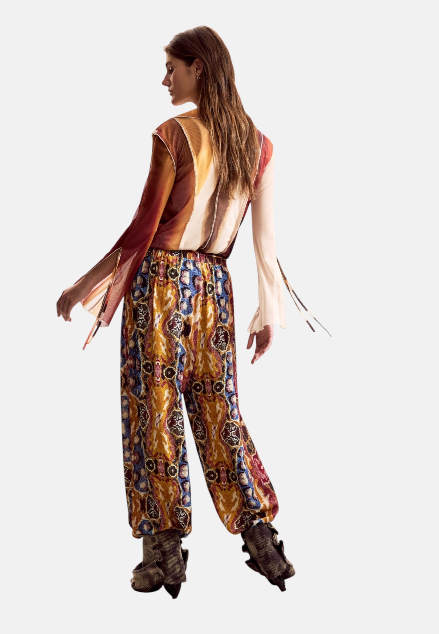 Pantaloni  Donna Desigual  Pant Beattle Palazzo Lacroix 26SWPW49