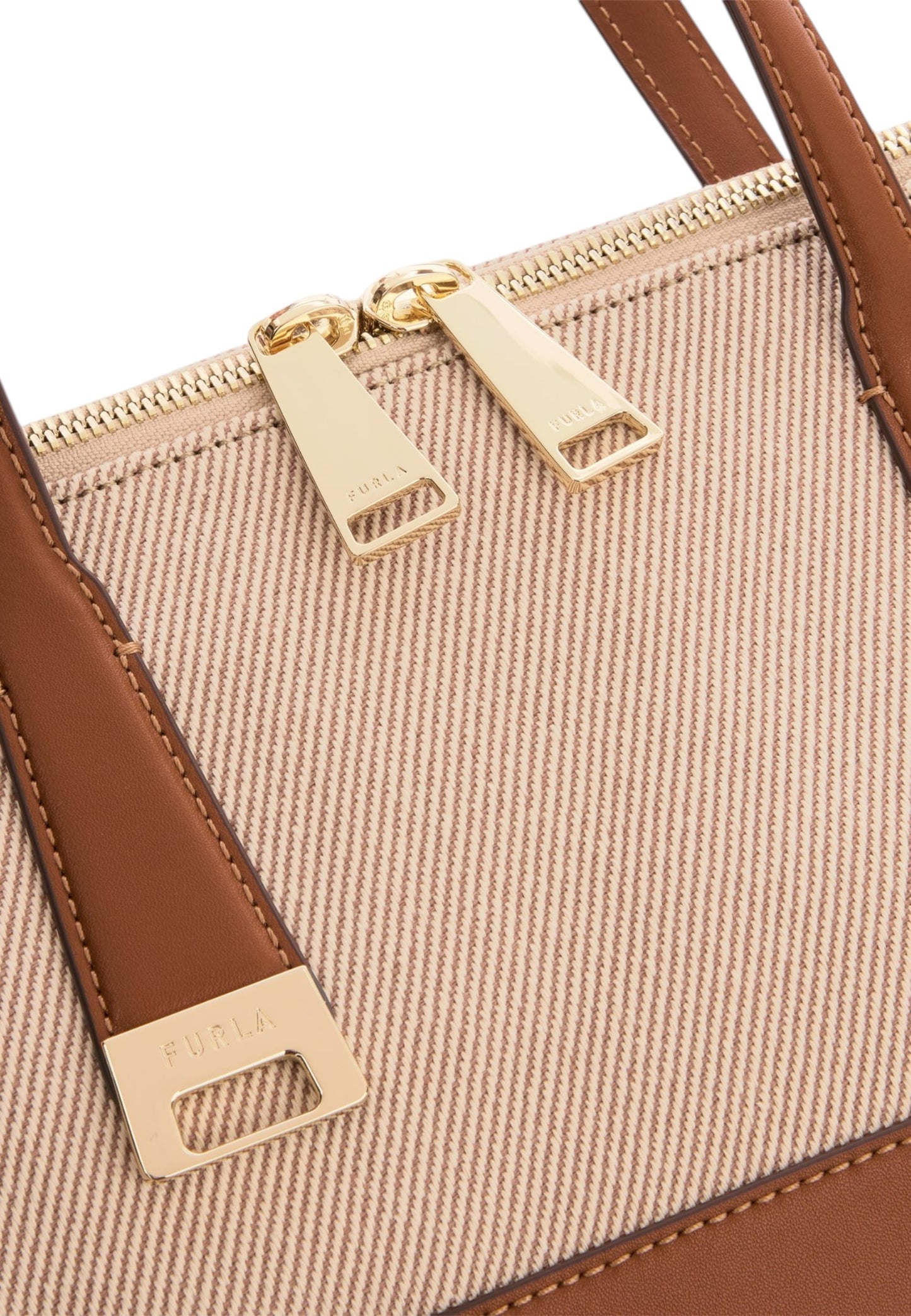 Borsa A Spalla Donna Furla Tote Medium Tessuto Canvas Furla Olivia WB01977BX3542