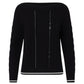 Maglia Scollo A Barca Donna Liu Jo Con Trecce E Strass  TF6189MS63L