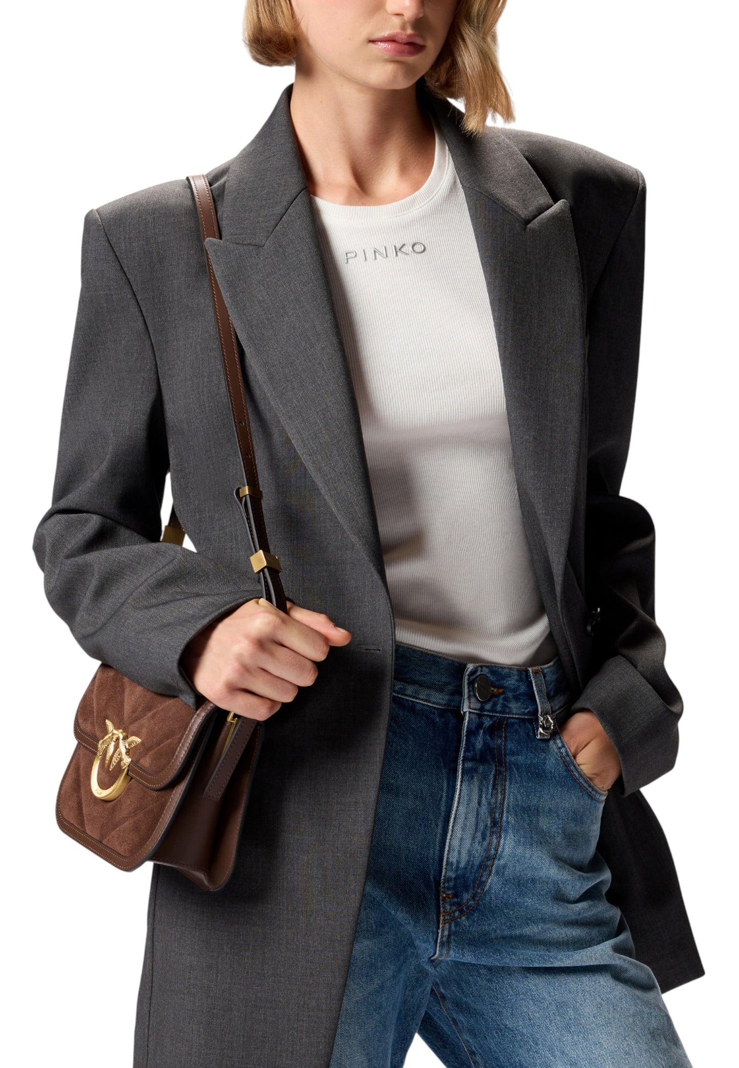 Borsa A Tracolla Donna Pinko  Love Box Bag Mini 104297A2JH
