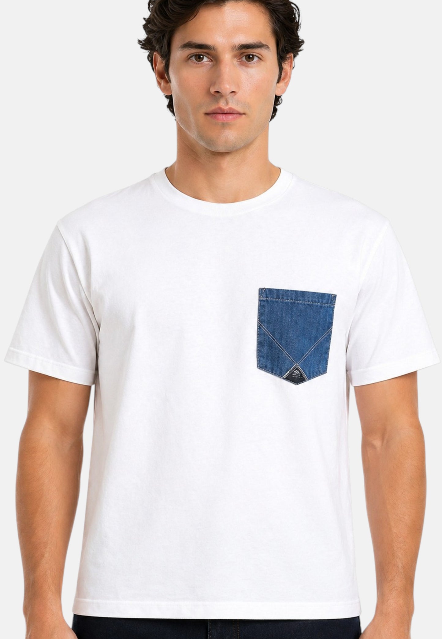 T-Shirt Manica Corta Uomo Roy Roger's In In Jersey Pesante  RRU90171CA160111