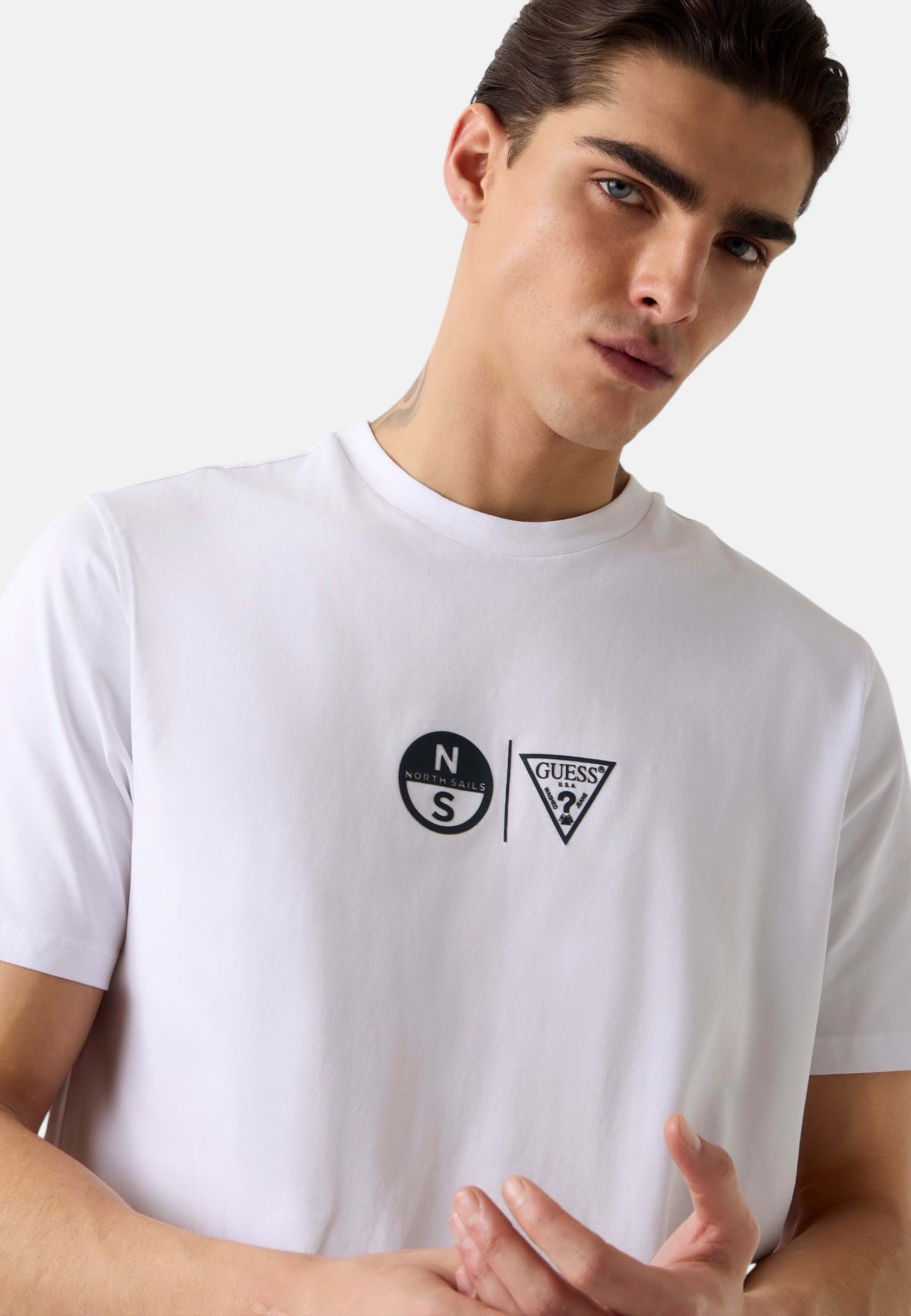 T-Shirt Manica Corta Uomo Guess  Guessxns - Printed M6GI40K3322