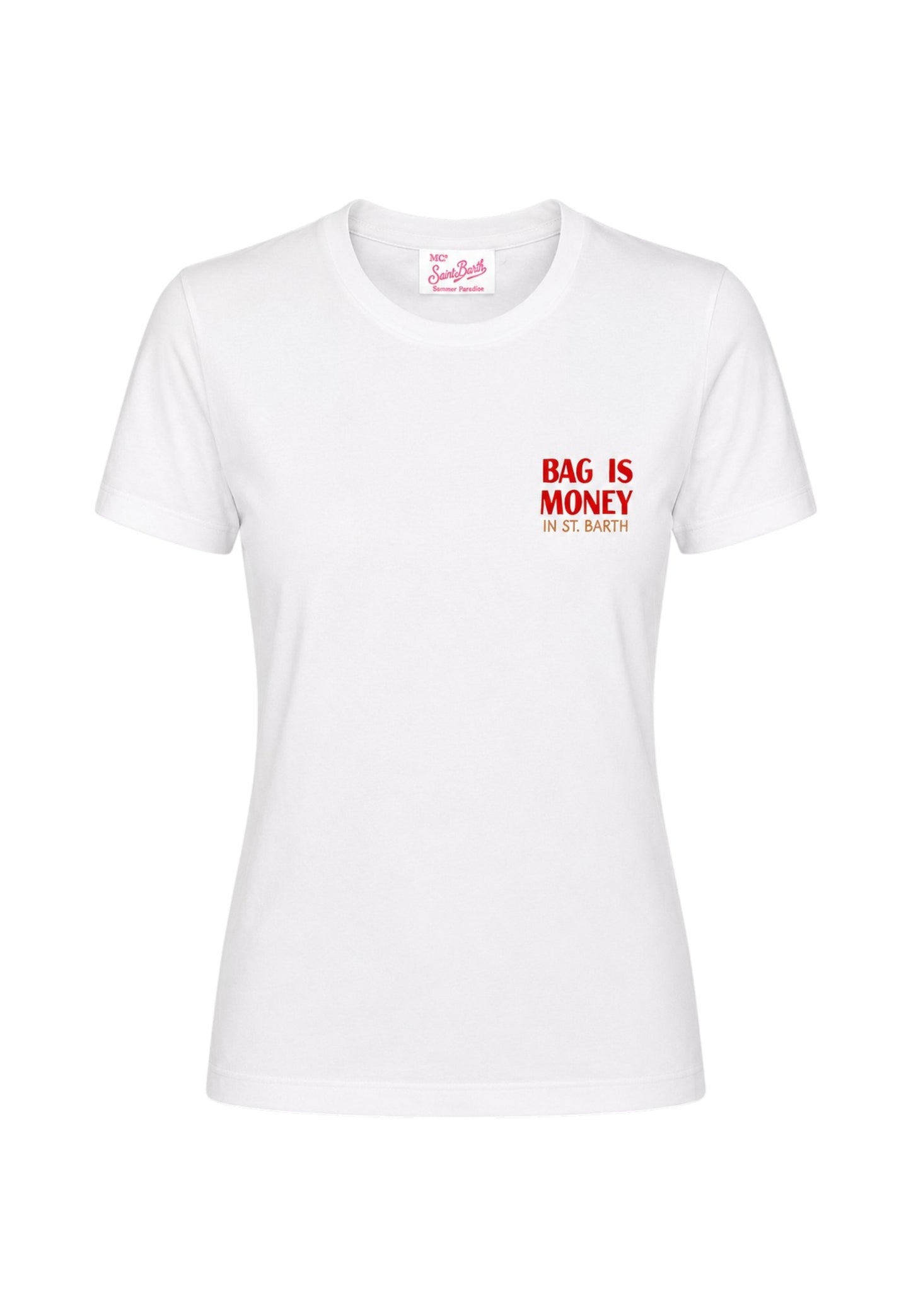 T-Shirt Manica Corta Donna Mc2 Saint Barth Rich Bag Emilie EMI0001