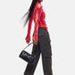 Borsa A Tracolla Donna Desigual Piccolo, Trapuntato, Motivo paisley, Con patta Siroco Naron Mini Flap Black 26WAXPA9