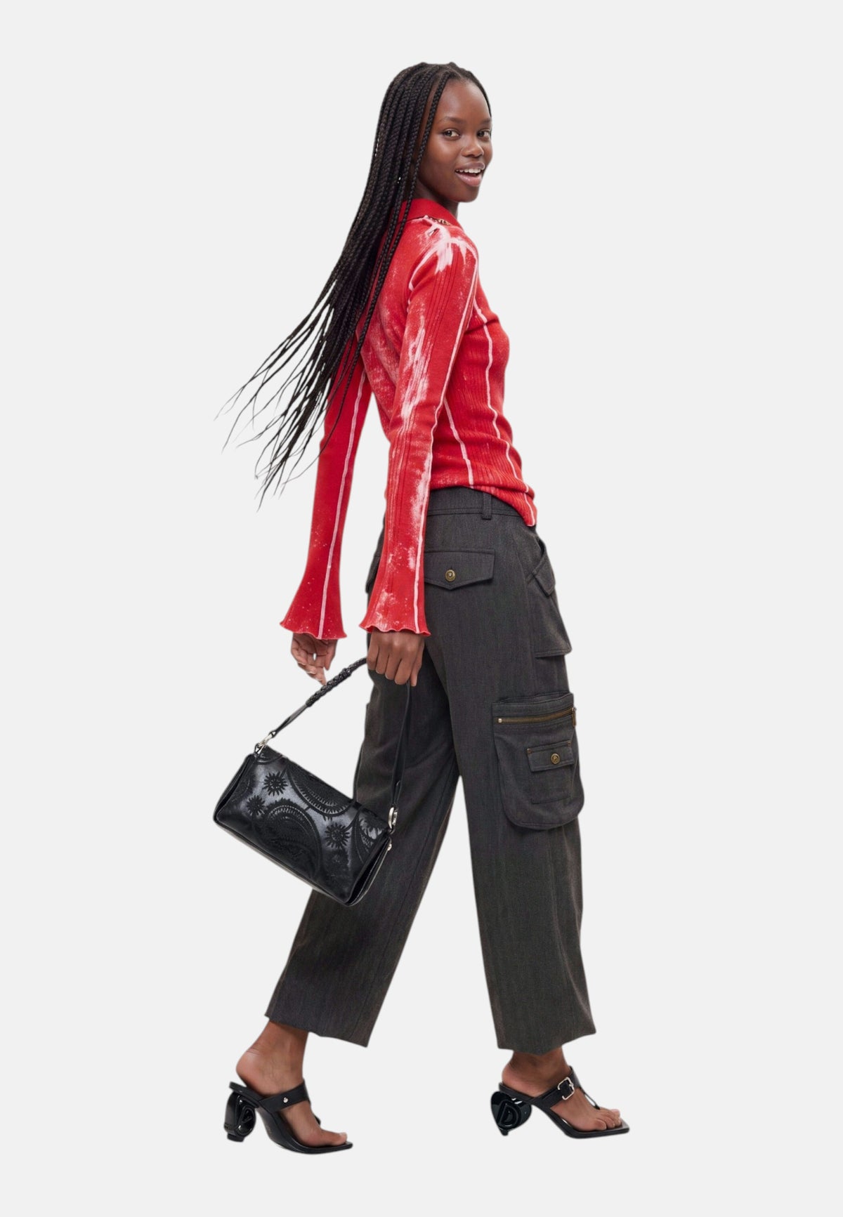 Borsa A Tracolla Donna Desigual Piccolo, Trapuntato, Motivo paisley, Con patta Siroco Naron Mini Flap Black 26WAXPA9