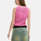 Canotta  Donna Desigual In Tessuto Crochet Roma 26SWTF02