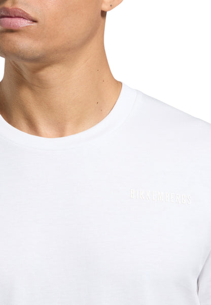 T-Shirt Manica Corta Uomo Bikkembergs In Piquet