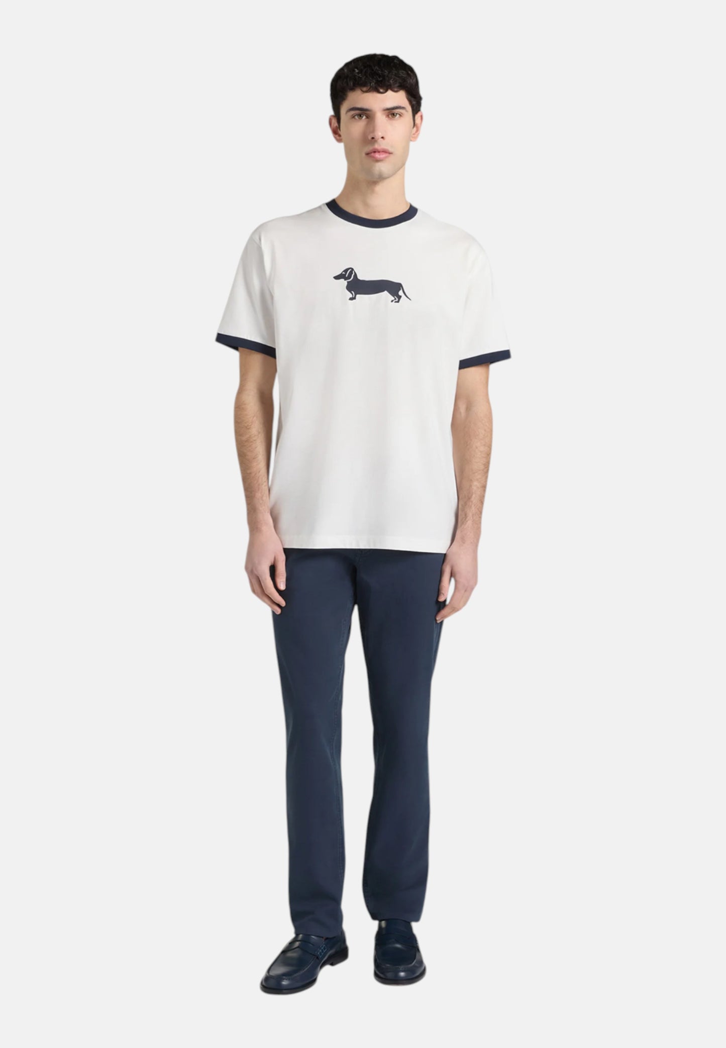 T-Shirt Manica Corta Uomo Harmont & Blaine Con Stampa Bassotto 3D  IXQ290021771