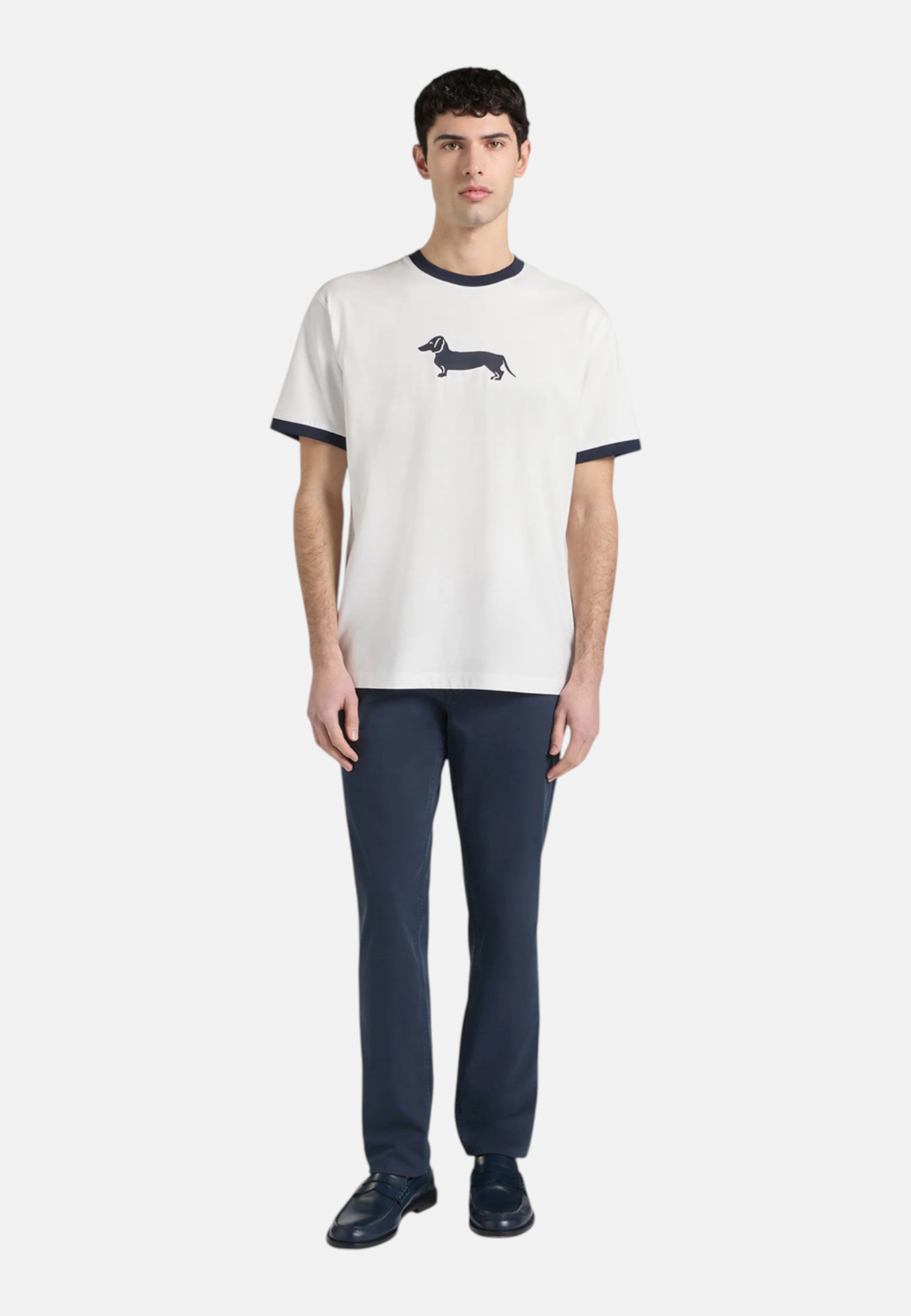T-Shirt Manica Corta Uomo Harmont & Blaine Con Stampa Bassotto 3D  IXQ290021771