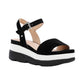 Sandali Con Zeppa Donna Geox In Camoscio Gardenia D02HBC00021