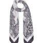 Foulard  Donna Liu Jo Leopard Lace 120x120  2F6073T2745