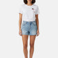 T-Shirt Manica Corta Donna Mc2 Saint Barth Sb Cherry Martini Beads Emb Emilie EMI0001