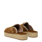 Sandali  Donna Mou  Jute clog plain suede