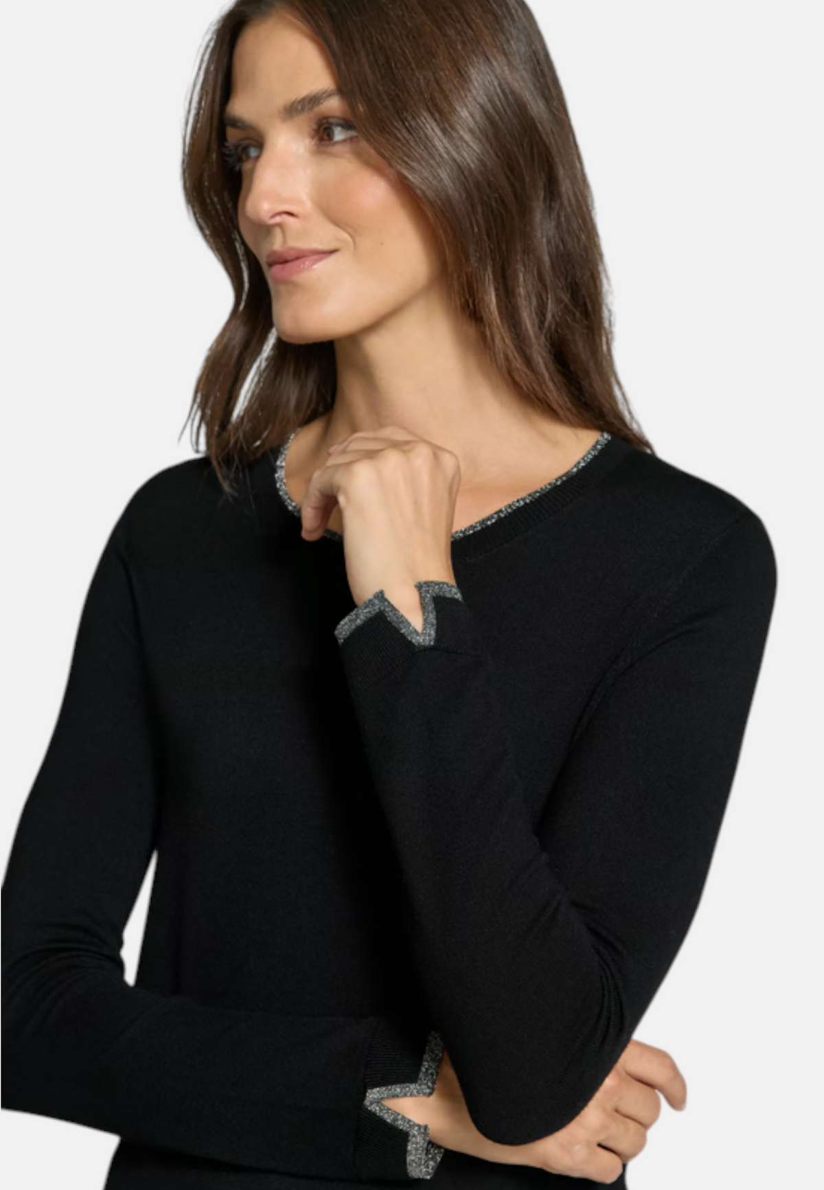 Maglia A Girocollo Donna Liu Jo Basic Fit  WF6015MS49I