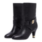 Stivaletti Con Tacco Donna Liu Jo In Pelle E Cinturino Gioiello Blake 02 SF6025PX885