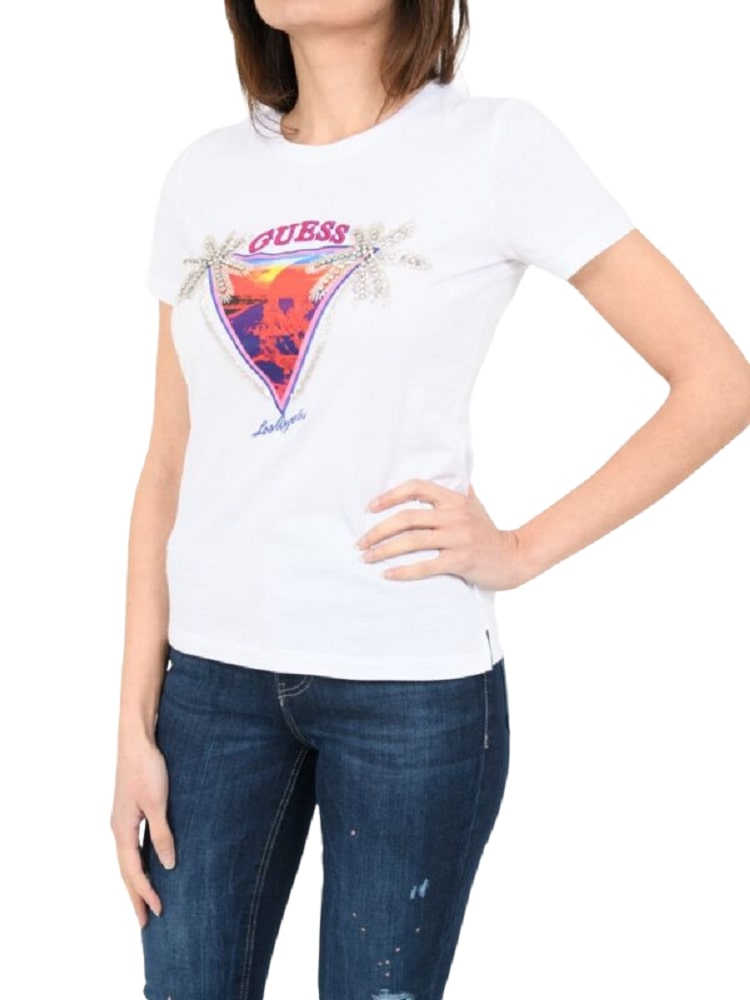 T-Shirt Manica Corta Donna Guess   W2GI41JA900