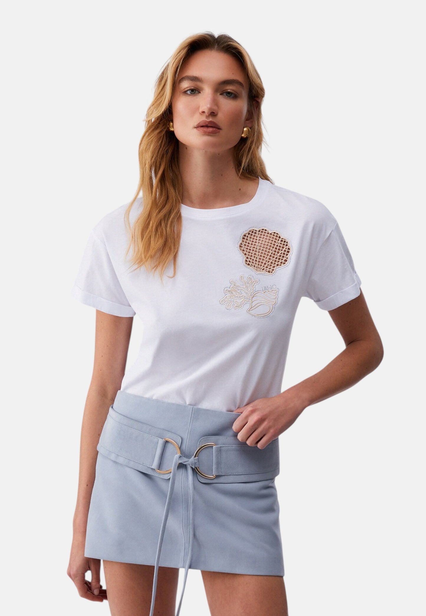 T-Shirt Manica Corta Donna Liu Jo Shell Liujo Eco Line WA6413JS904
