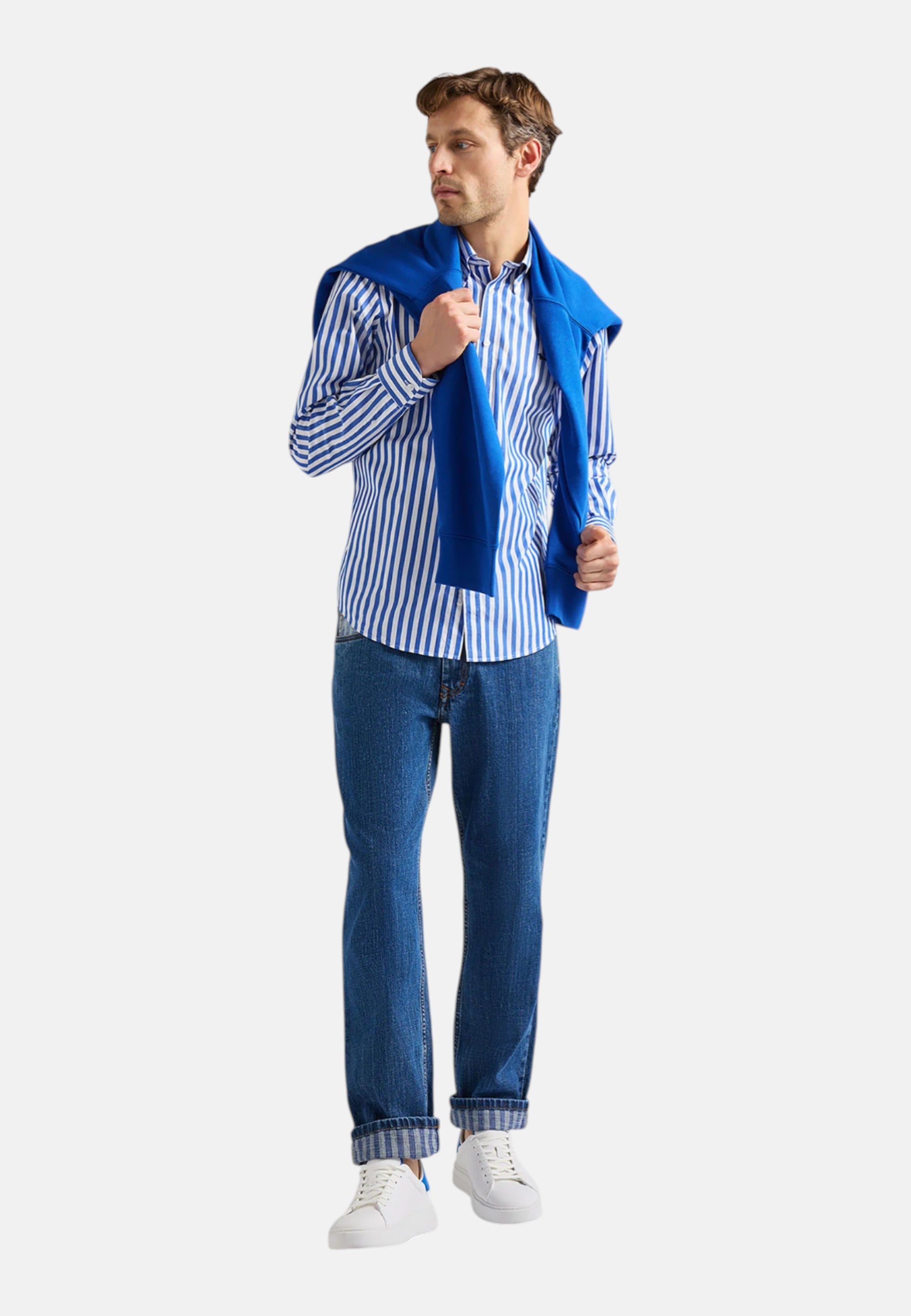 Camicia Manica lunga Uomo Harmont & Blaine "Righe ""Sorbetto"""  CRQ001013683B