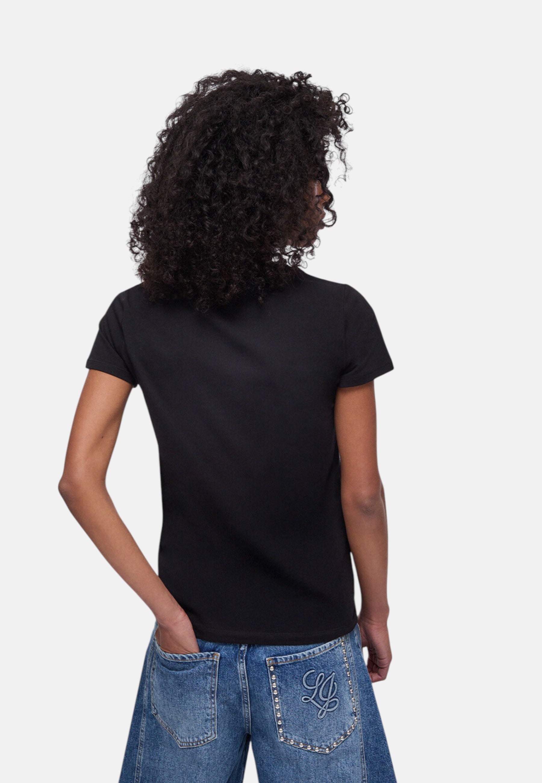 T-Shirt Manica Corta Donna Liu Jo Degrade Eco Line VA6171JS003