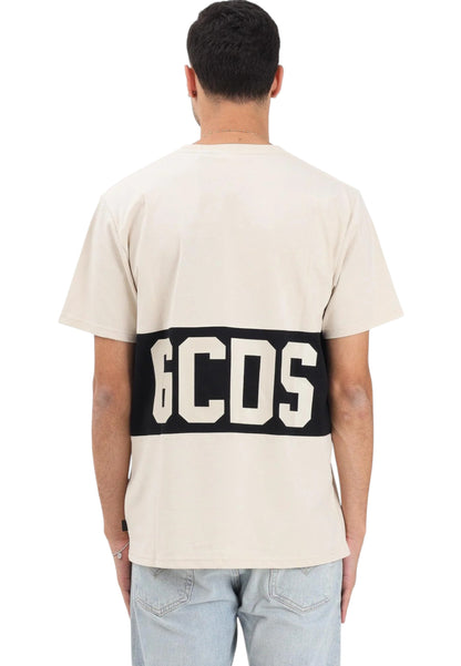 T-Shirt Manica Corta Uomo Gcds Band Logo Regular  B1XM2314JA3
