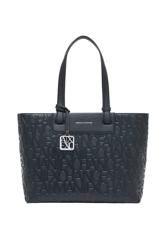 Borsa A Spalla Donna Armani Exchange Shopper Con Logo Allover  XW001481AF15774