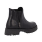 Stivaletti Chelsea Donna Frau Pelle liscia, Zip laterale, Suola carrarmato, Punta tonda Rio A56N2