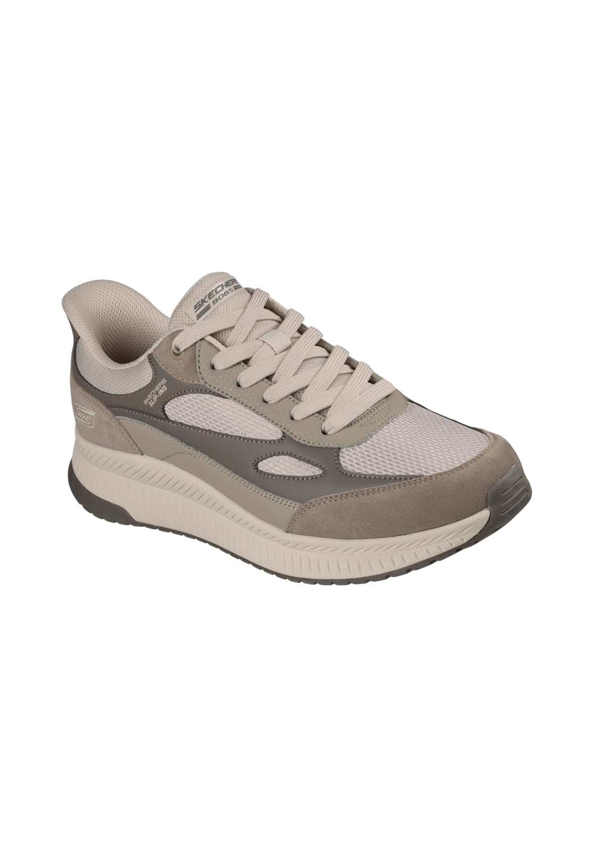 Sneakers Basse Uomo Skechers Slip-ins, Lacci Elasticizzati, Suola Ammortizzata Bobs Squad 4-Core Look 118412