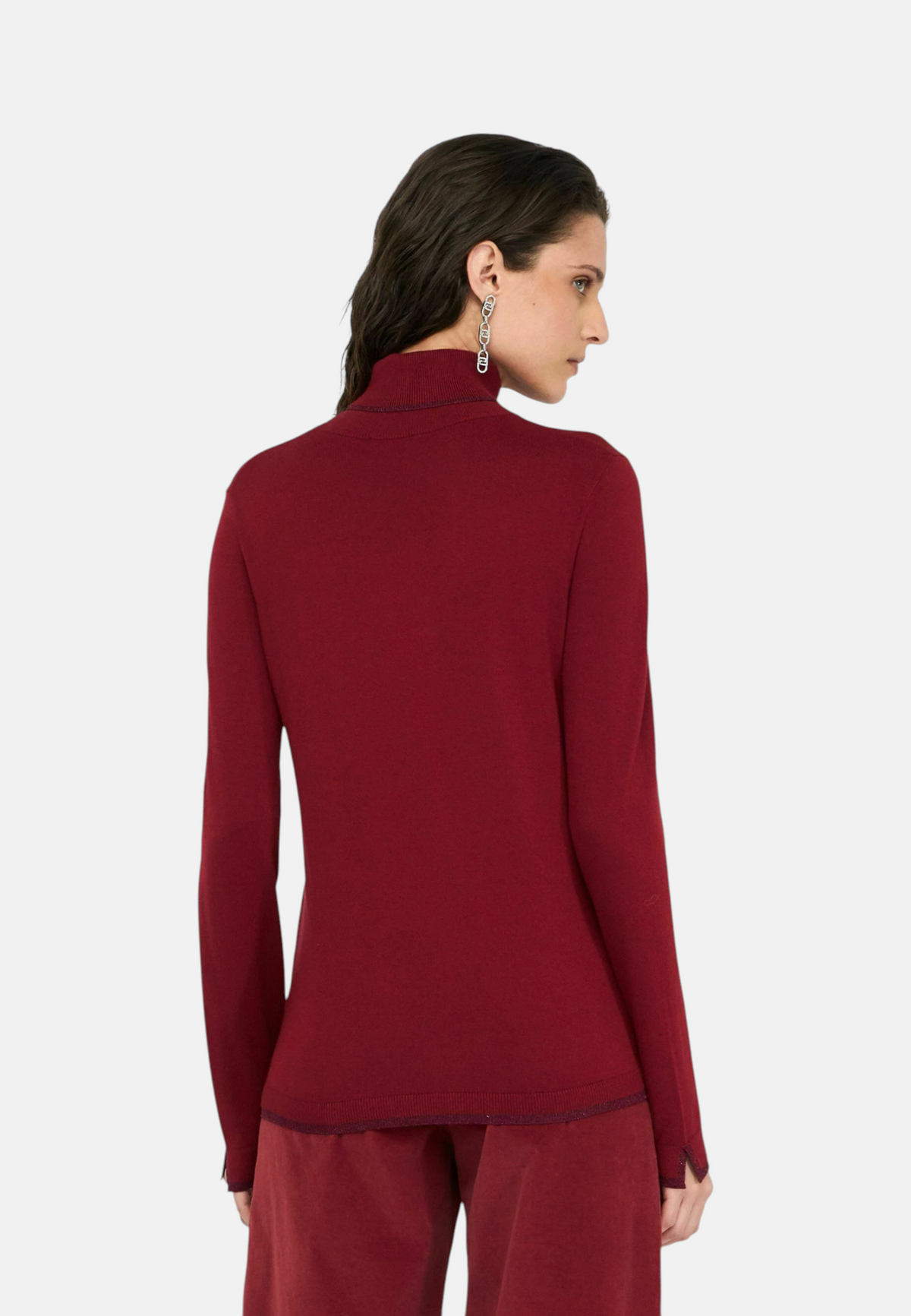 Maglione Collo Alto Donna Liu Jo Basic Fit  WF6013MS49I
