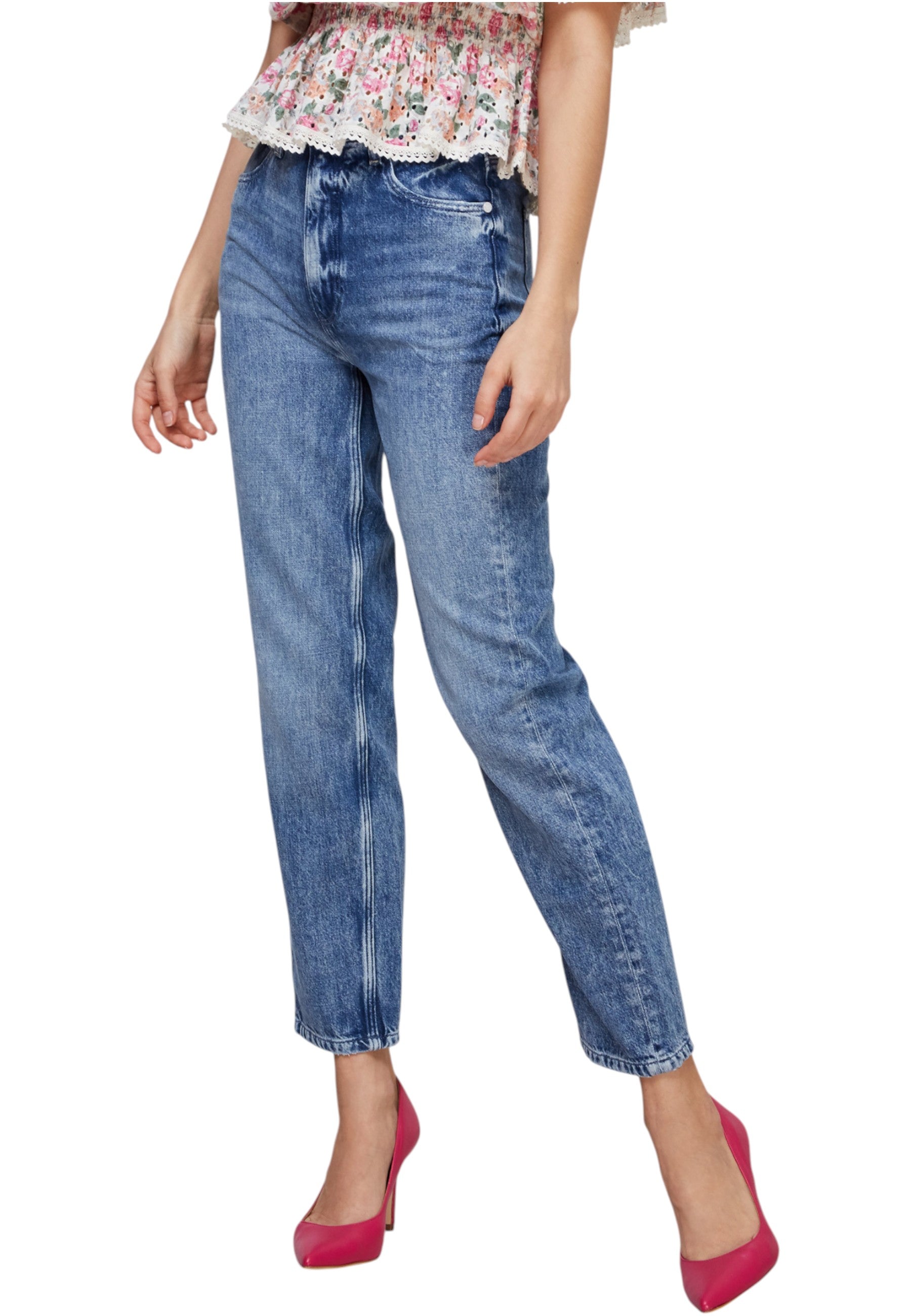 Jeans Carrot Fit Donna Guess  Mom Jean W1GA21D4CN1