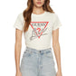 T-Shirt Manica Corta Donna Guess  Triangle Love
