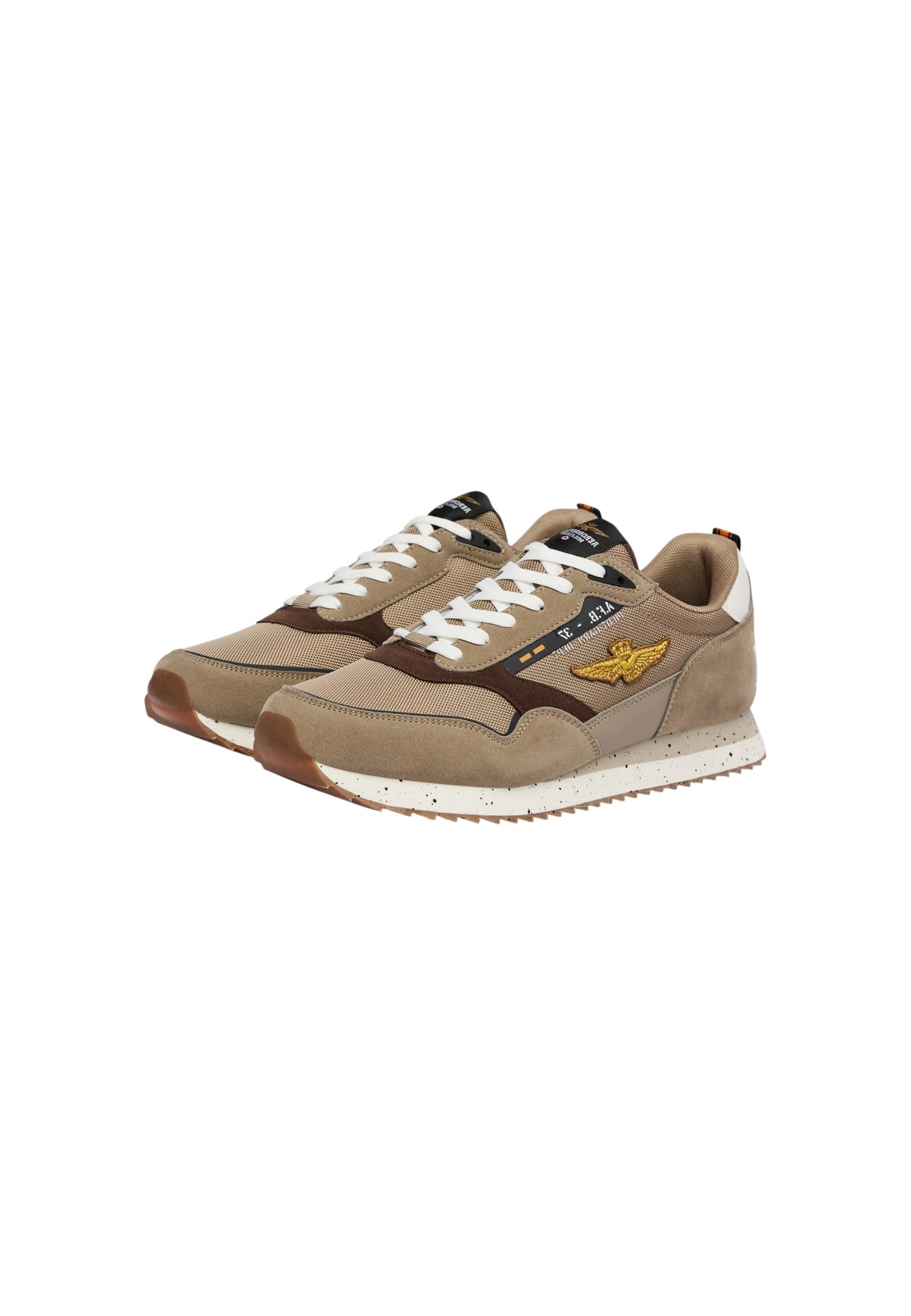 Sneakers Basse Uomo Aeronautica Militare Con Patch AM E Aquila  261SC0288UCT03545